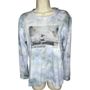 Helmut Lang 100% Cotton Long Sleeve T Shirt Walter Pfeiffer Size Small